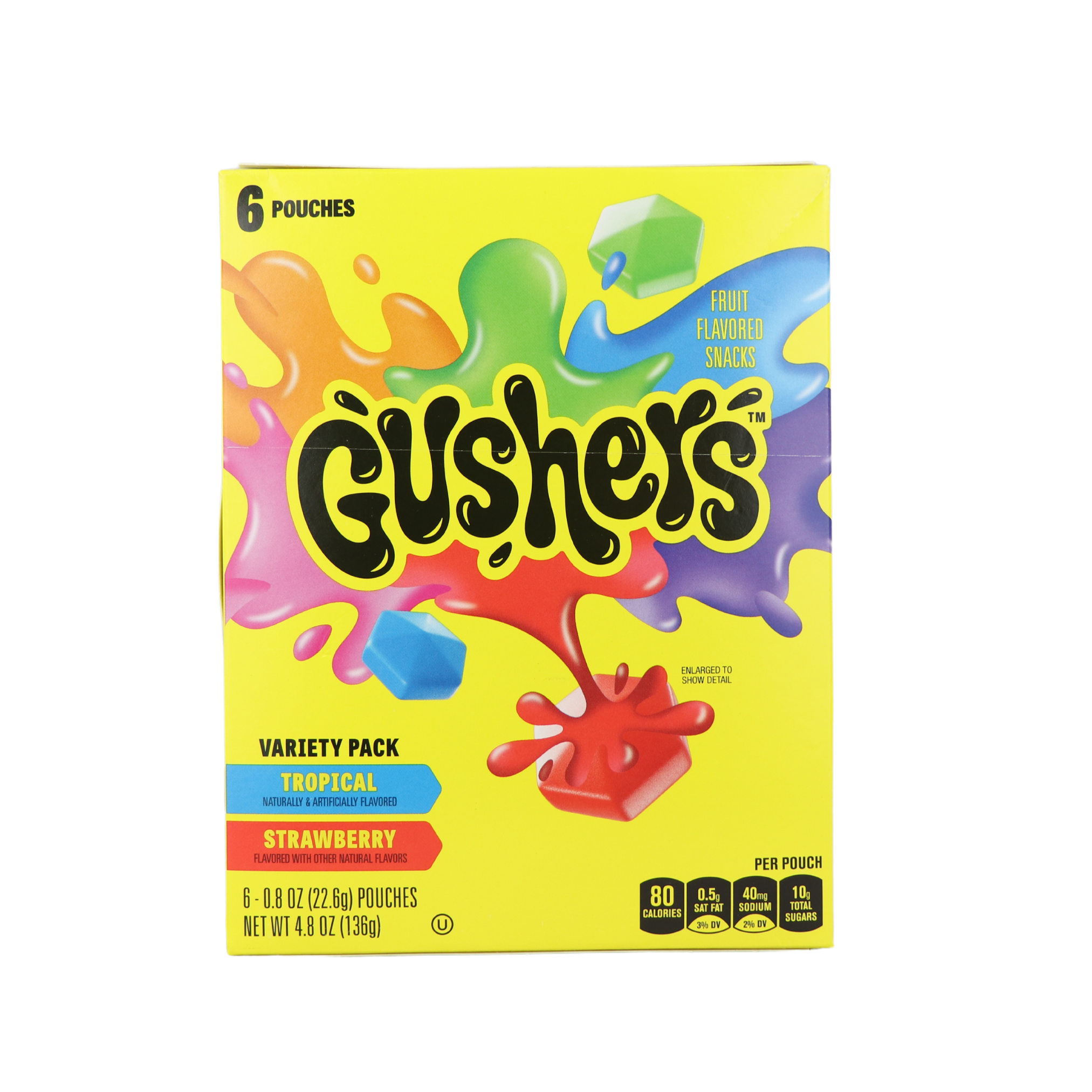 Gushers Variety Pack 6 Pouchers Gushers Variety Pack 6 Pouchers